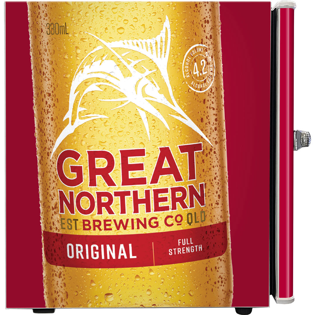 great northern Great Northern Retro Mini Bar Fridge Original Design - Model BC46W-ORIG | Retrocade - Image 4