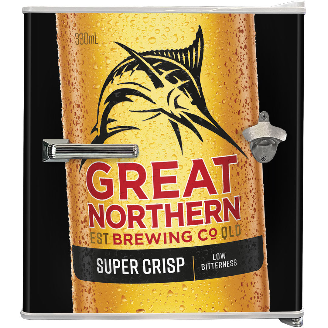 great northern Great Northern Retro Mini Bar Fridge Crisp Design - Model BC46W-CRISP | Retrocade - Image 2