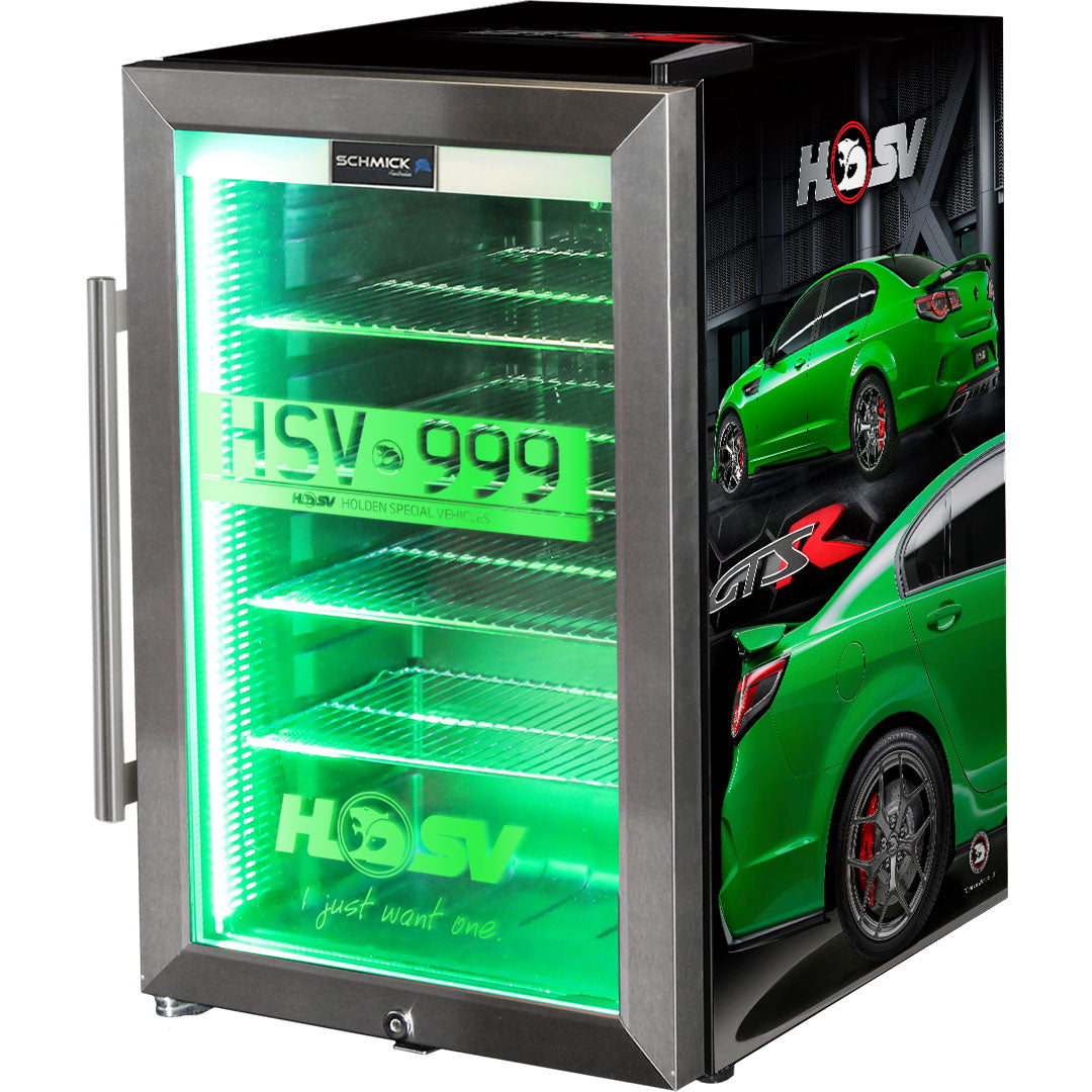 Holden HSV GTSR branded bar fridge, Great gift idea! Add You Own Number Plate To Door! Model SC70-SS-GTSR | Retrocade - Image 6