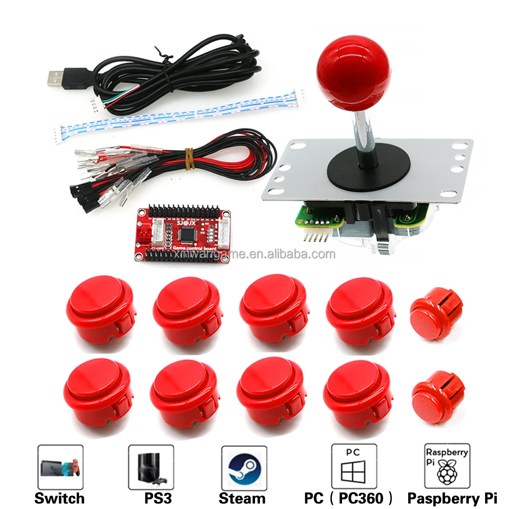 XW2022 USB Arcade Controller Kit for PC and Steam - Image 2