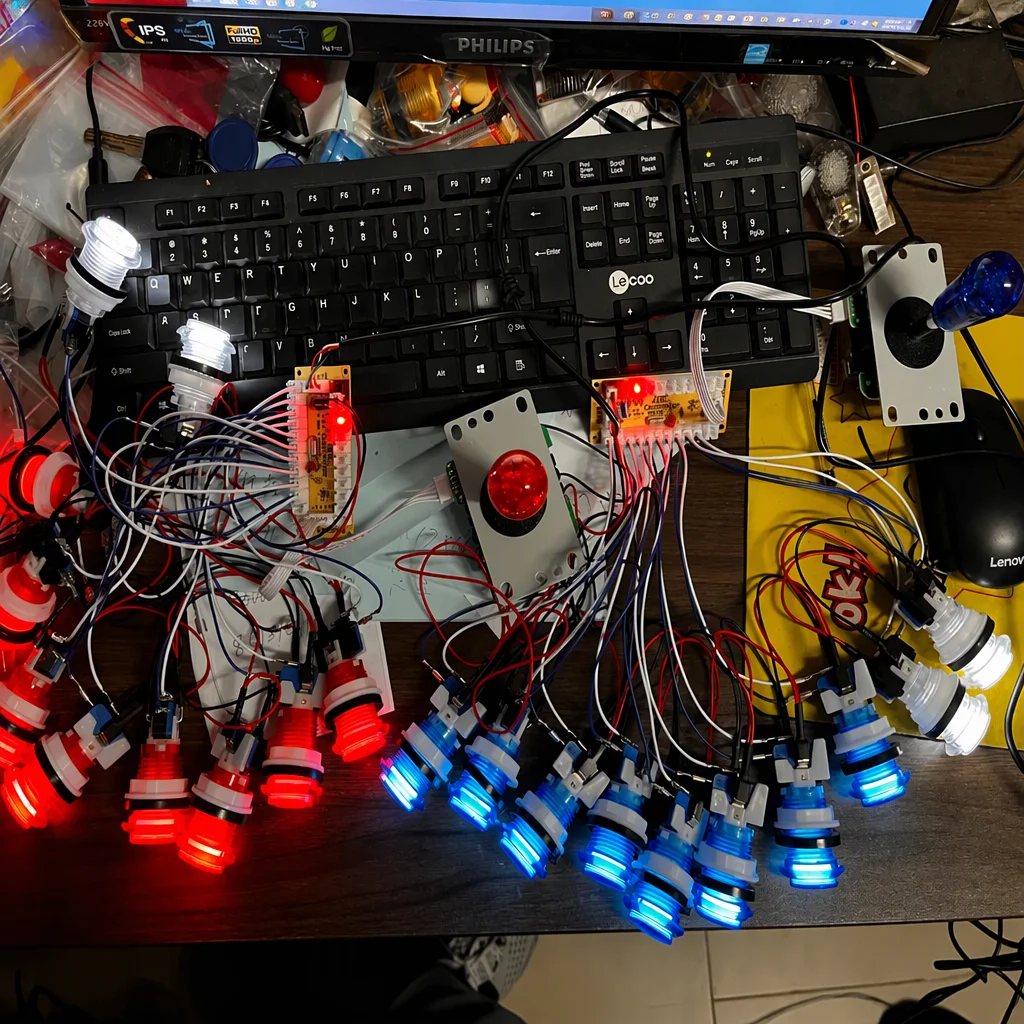 2-Player Raspberry Pi USB Arcade Board DIY Kit - Image 5