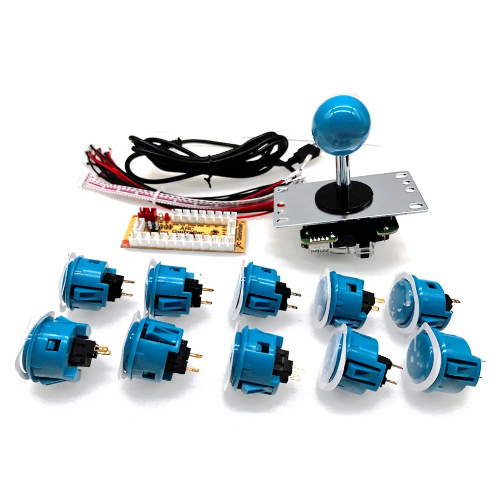 Original Sanwa OBSF-30 Arcade Button and Joystick Kit