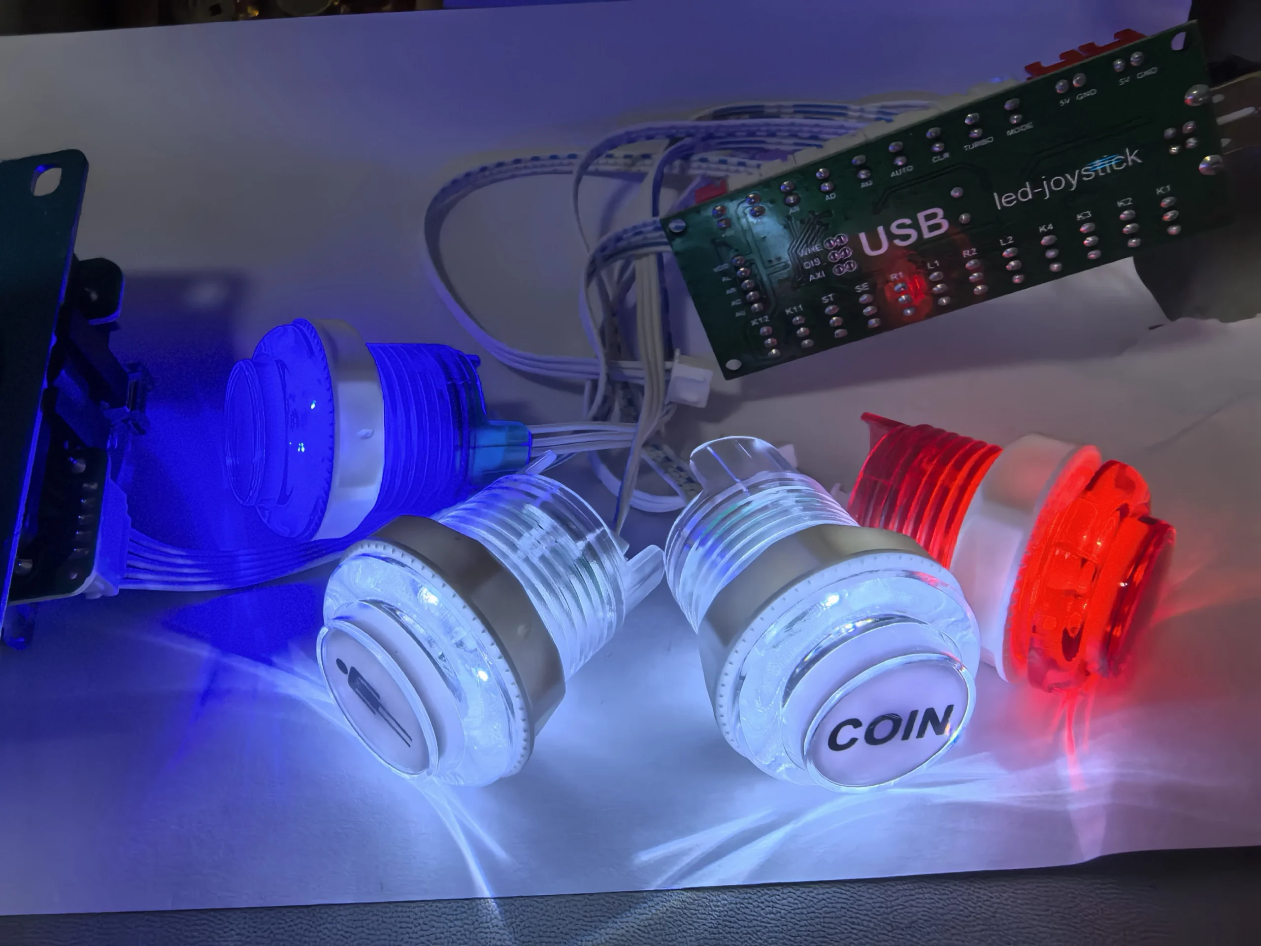Wired Sanwa-Style Arcade Kit with 5V LED Buttons - Image 6