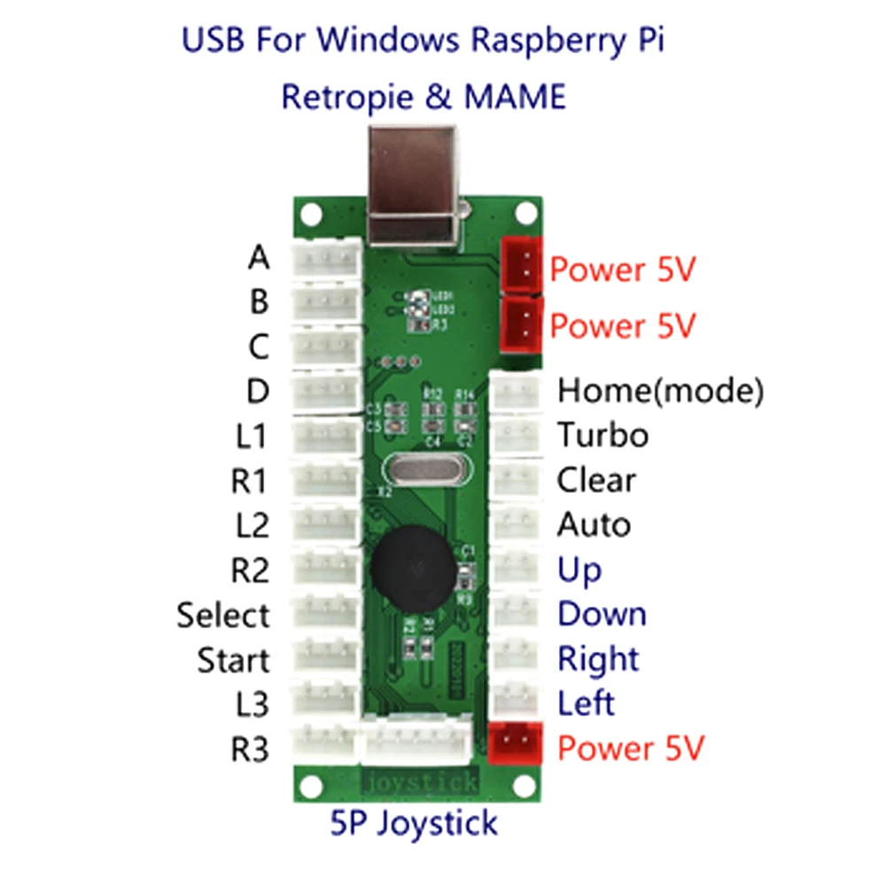 1-4 Player USB Arcade Joystick DIY Kit - Image 4