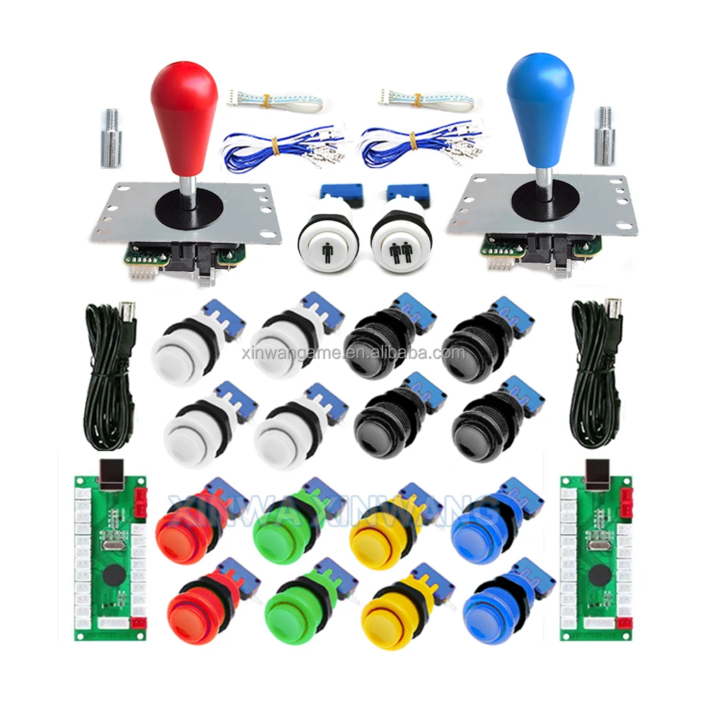 Happ-Style 2-Player USB Arcade Controller DIY Kit