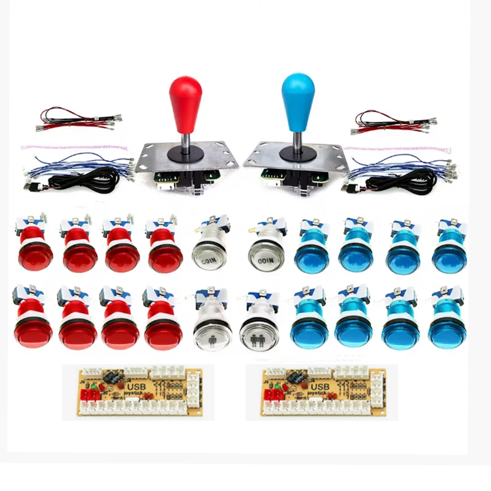 XW808 2-Player American-Style LED Arcade Kit