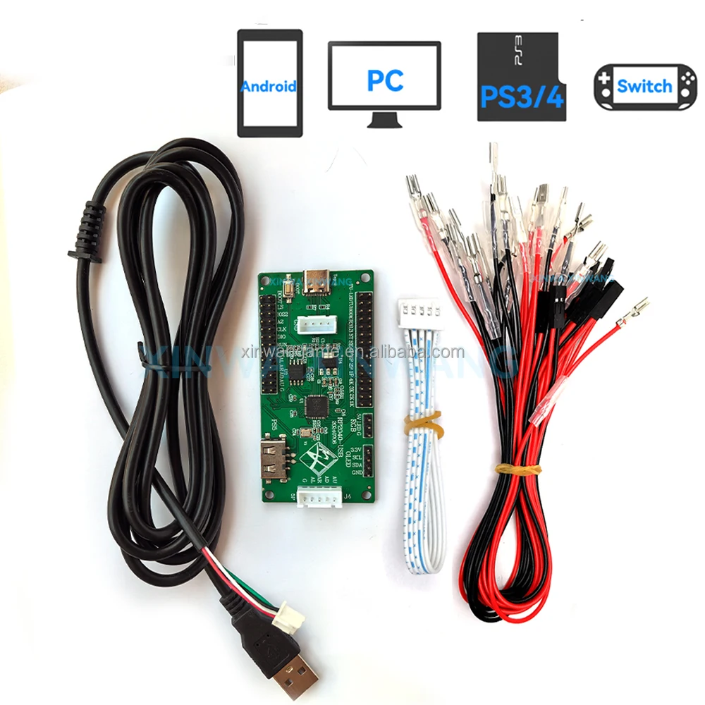 Xinwa Pico USB Arcade Kit with 8-Way Joystick - Image 2