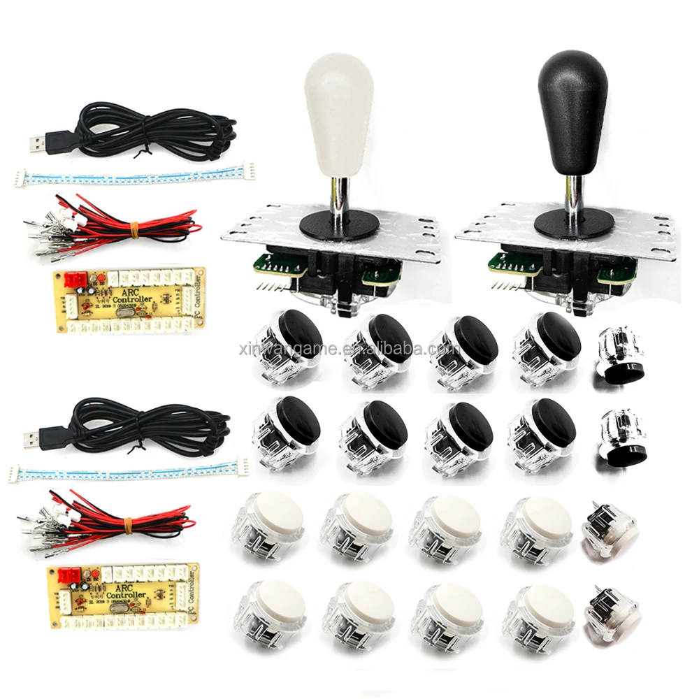USB Arcade Kit with 30mm and 24mm Button Options - Image 2
