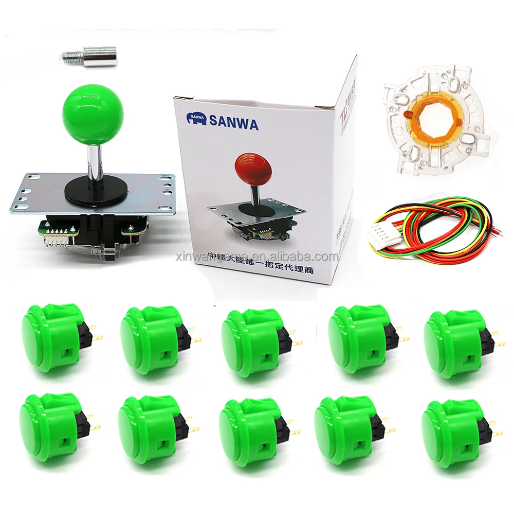 Original Sanwa JLF 8YT 8-Way Arcade Joystick DIY Kit - Image 3