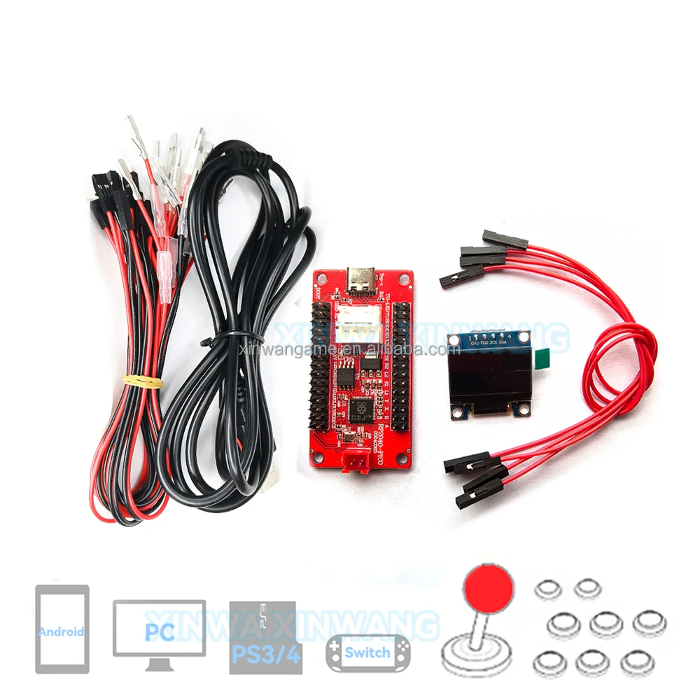 Red USB Arcade Encoder Board and DIY Kit Options - Image 2