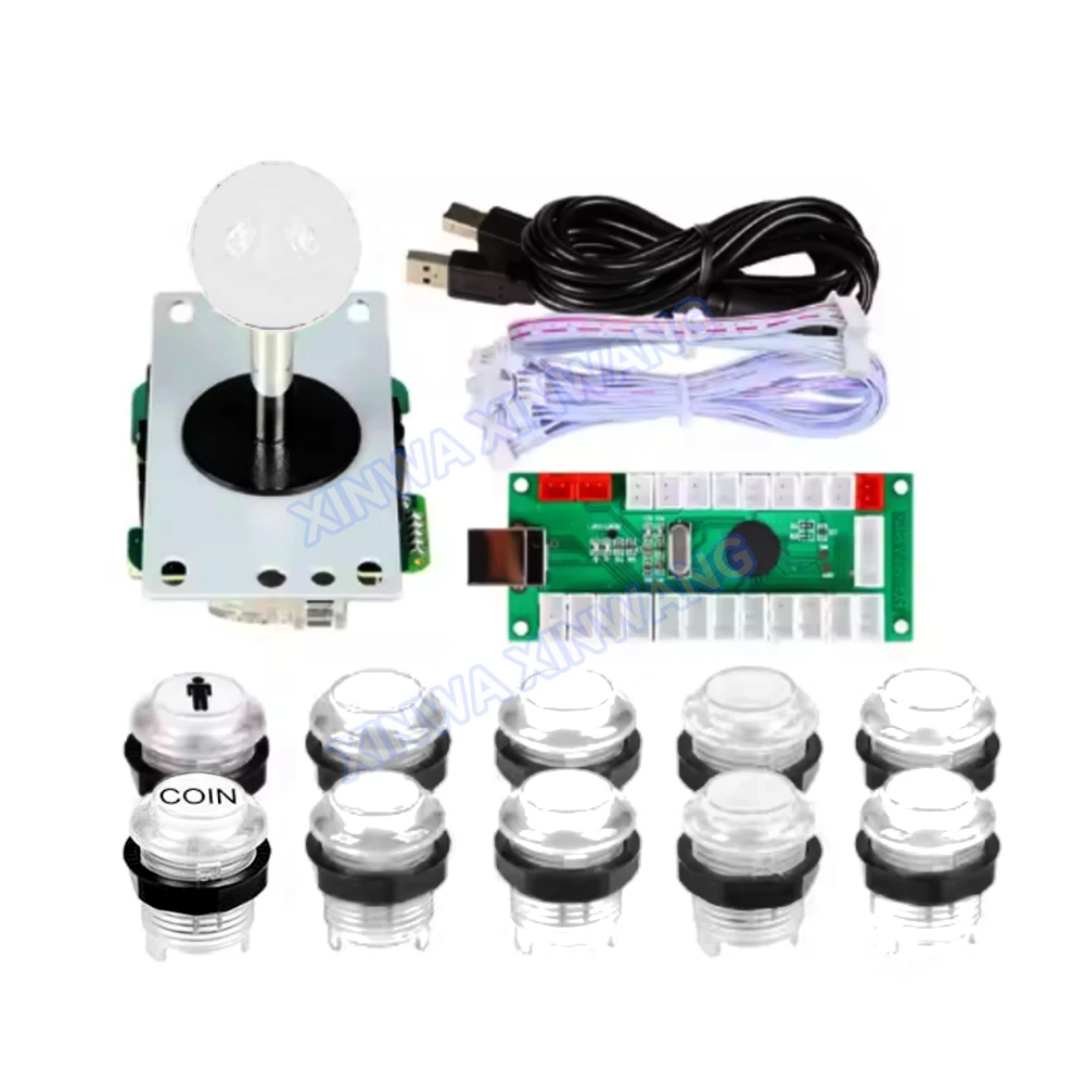 Wired Sanwa-Style Arcade Kit with 5V LED Buttons - Image 2