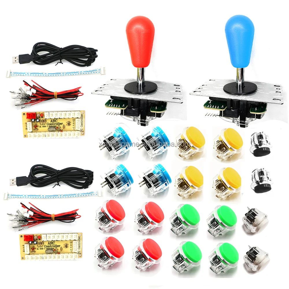 USB Arcade Kit with 30mm and 24mm Button Options - Image 4