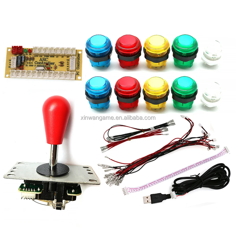 XW-4 8-Way LED Arcade Joystick DIY Kit - Image 5