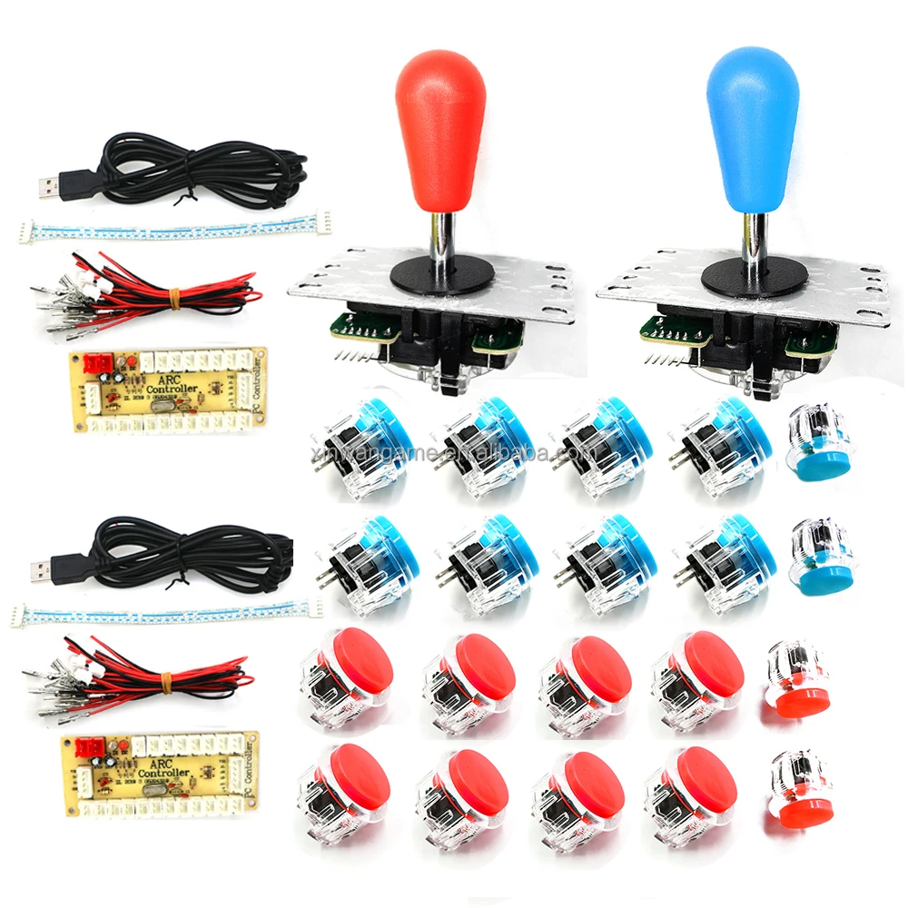 USB Arcade Kit with 30mm and 24mm Button Options - Image 3