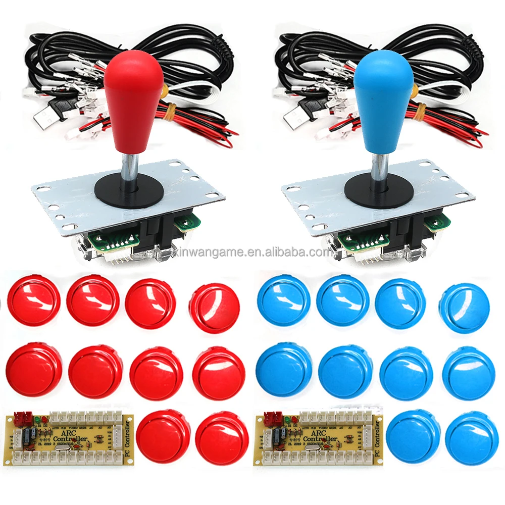 ARC-01 Dual Sanwa-Style Joystick and Button Kit