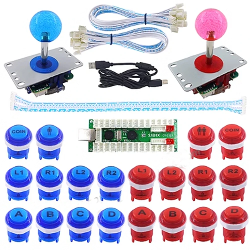 2-Player USB Arcade Kit with 5V LED Buttons - Image 3