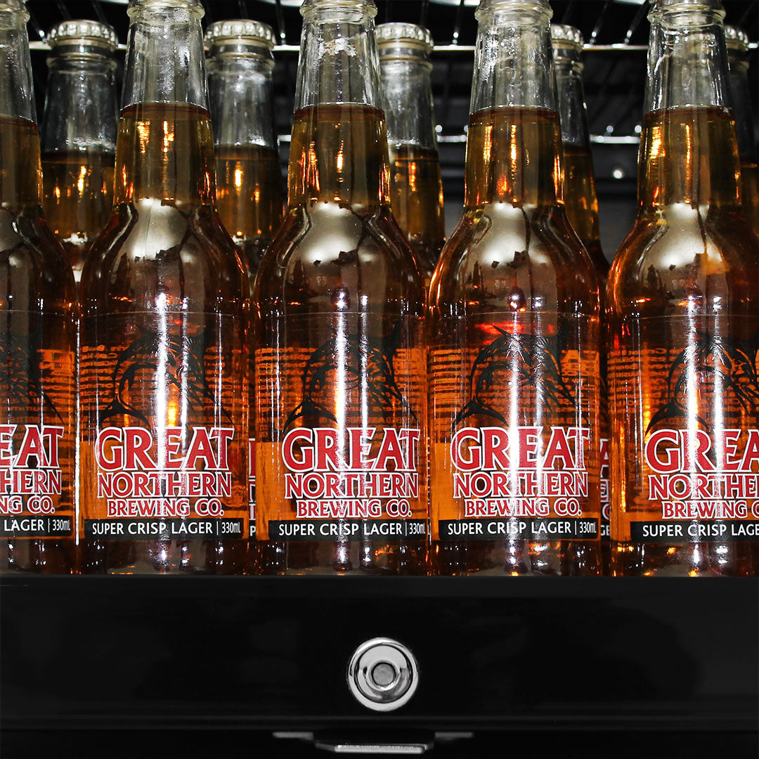 Holden Holden Heritage Collection Holden Genuine Parts Glass Door Bar Fridge With Cool Frosted Door Logo - Model SC70-B-GENPARTS | Retrocade - Image 5