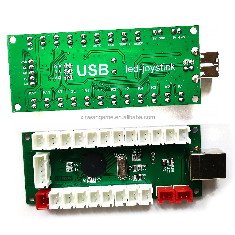 Happ-Style 2-Player USB Arcade Controller DIY Kit - Image 2