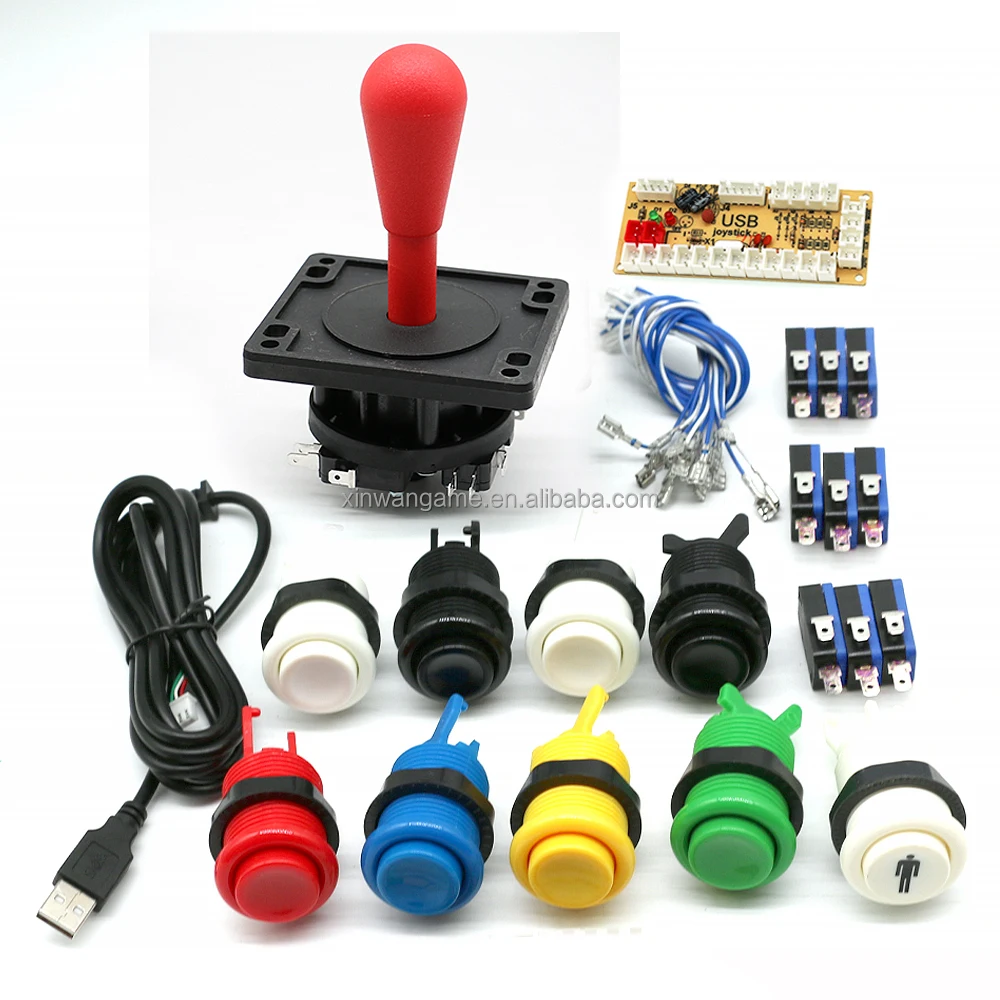 CY822A American-Style Arcade Joystick and Button Kit