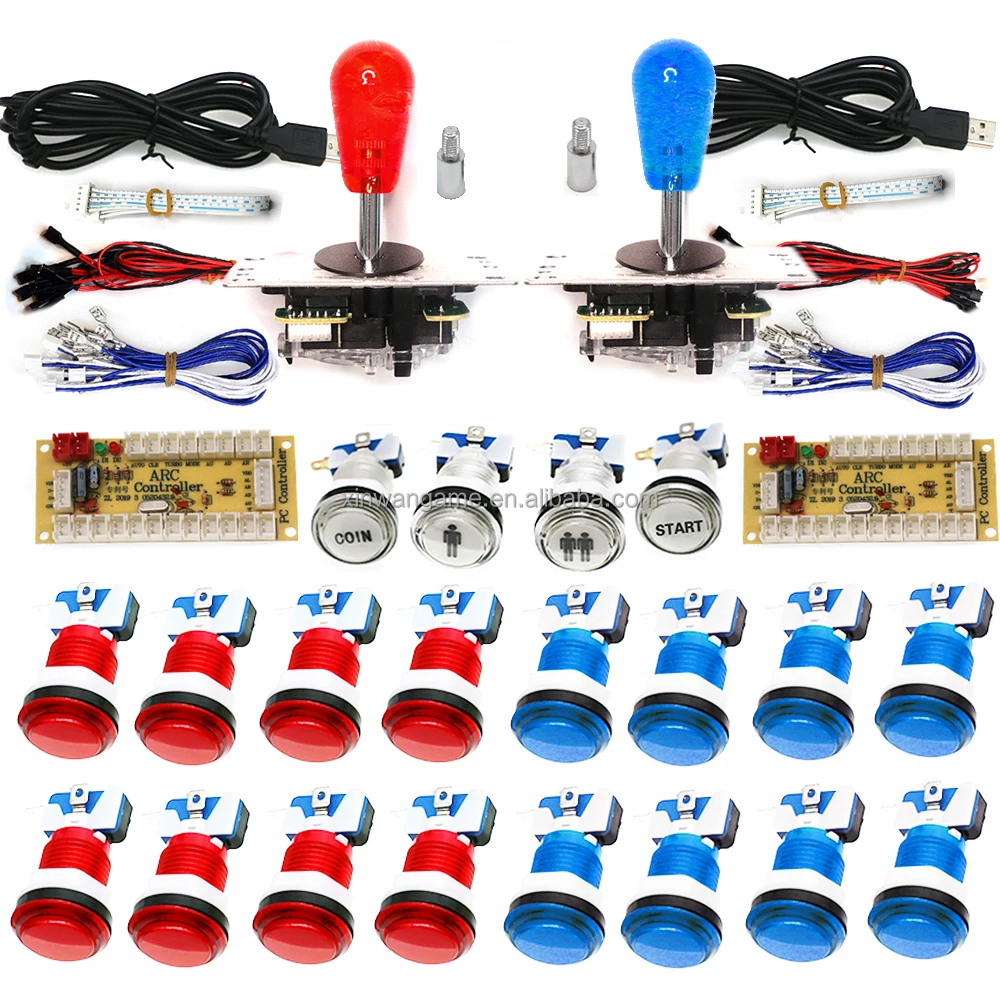 2-Player Raspberry Pi USB Arcade Board DIY Kit