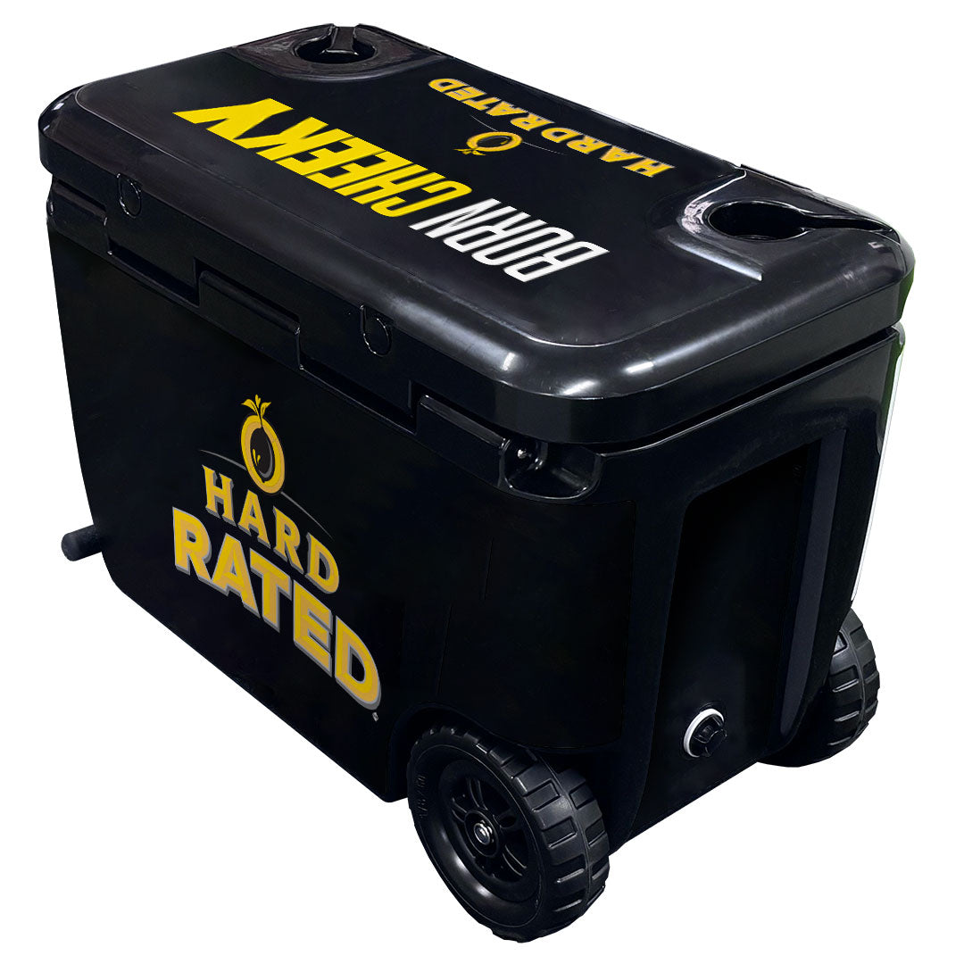 hard rated Hard Rated Rhino EV-50B Roto Molded Foam Injected 50 Litre Wheeled Ice Box With Longest Ice Retention - Model EV-50B-HR | Retrocade - Image 2