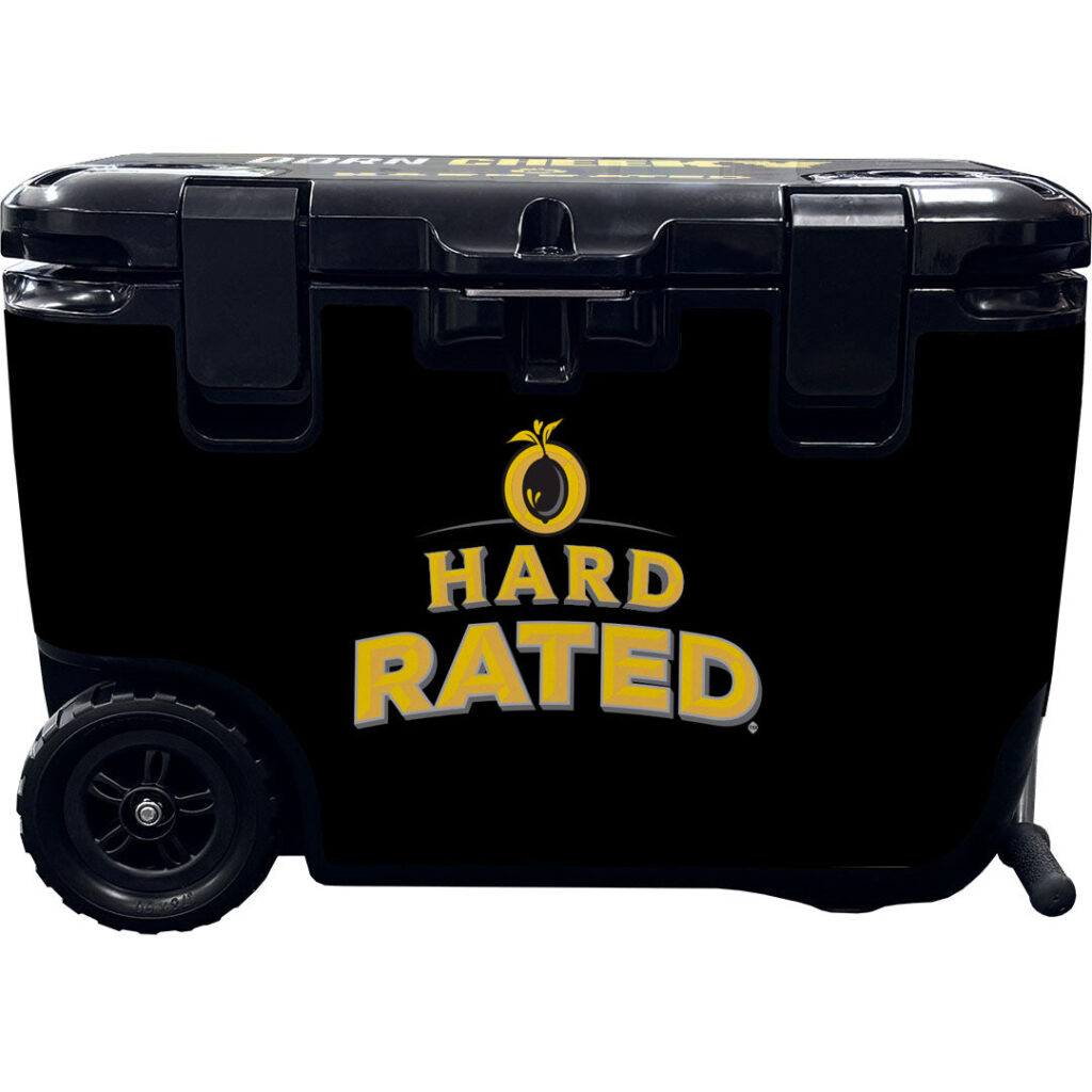 hard rated Hard Rated Rhino EV-50B Roto Molded Foam Injected 50 Litre Wheeled Ice Box With Longest Ice Retention - Model EV-50B-HR | Retrocade