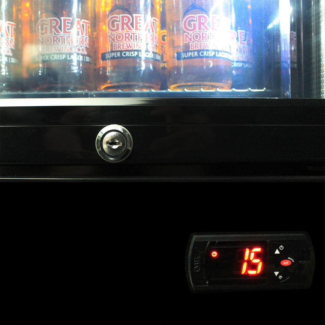 brookvale union Brookvale Union Branded Skinny Upright Bar Fridge - Model SS-P160-BVU | Retrocade - Image 11
