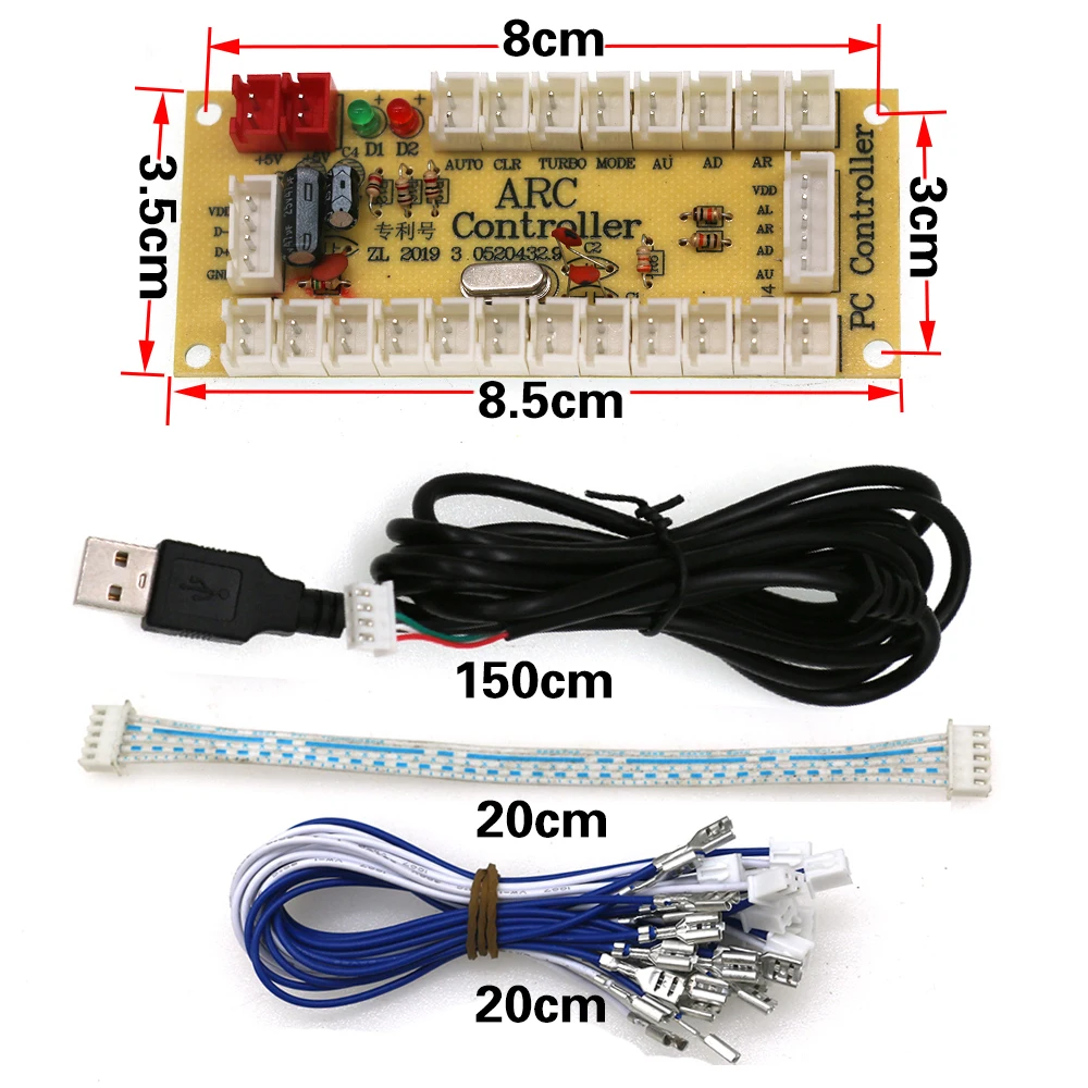 2-Player Turbo Arcade Joystick and USB Encoder Kit - Image 6