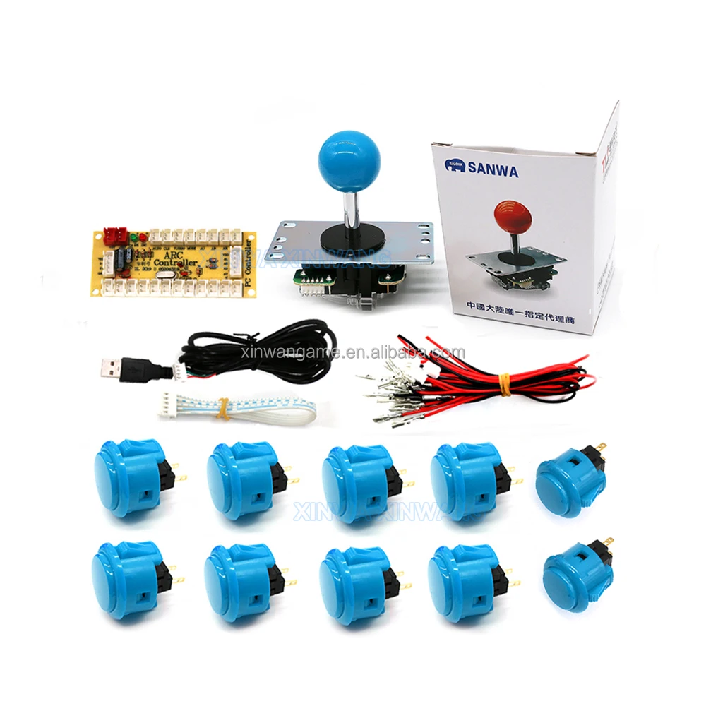 Original Sanwa OBSF-30 Arcade Button and Joystick Kit - Image 2