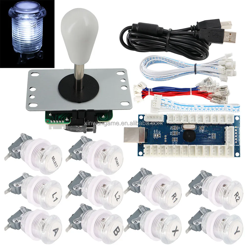 2-Player Happ-Style Arcade Kit with 5V LED Buttons - Image 5