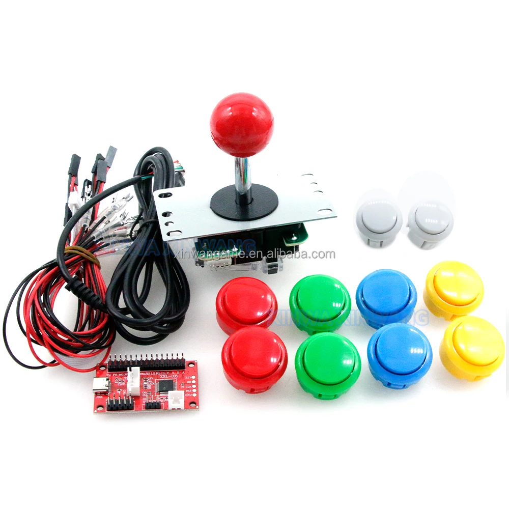 ARC-IOS Multi-Platform USB Arcade Joystick Kit