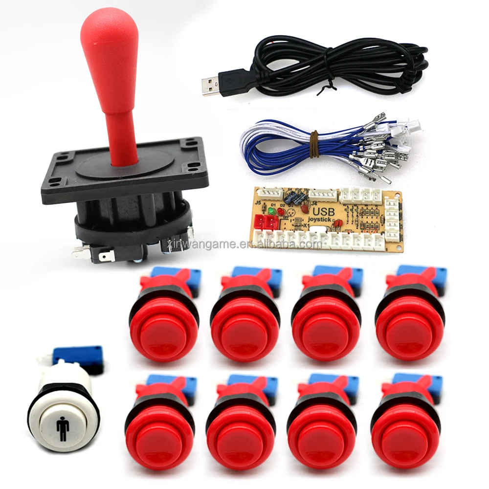 CY822A American-Style Arcade Joystick and Button Kit - Image 2