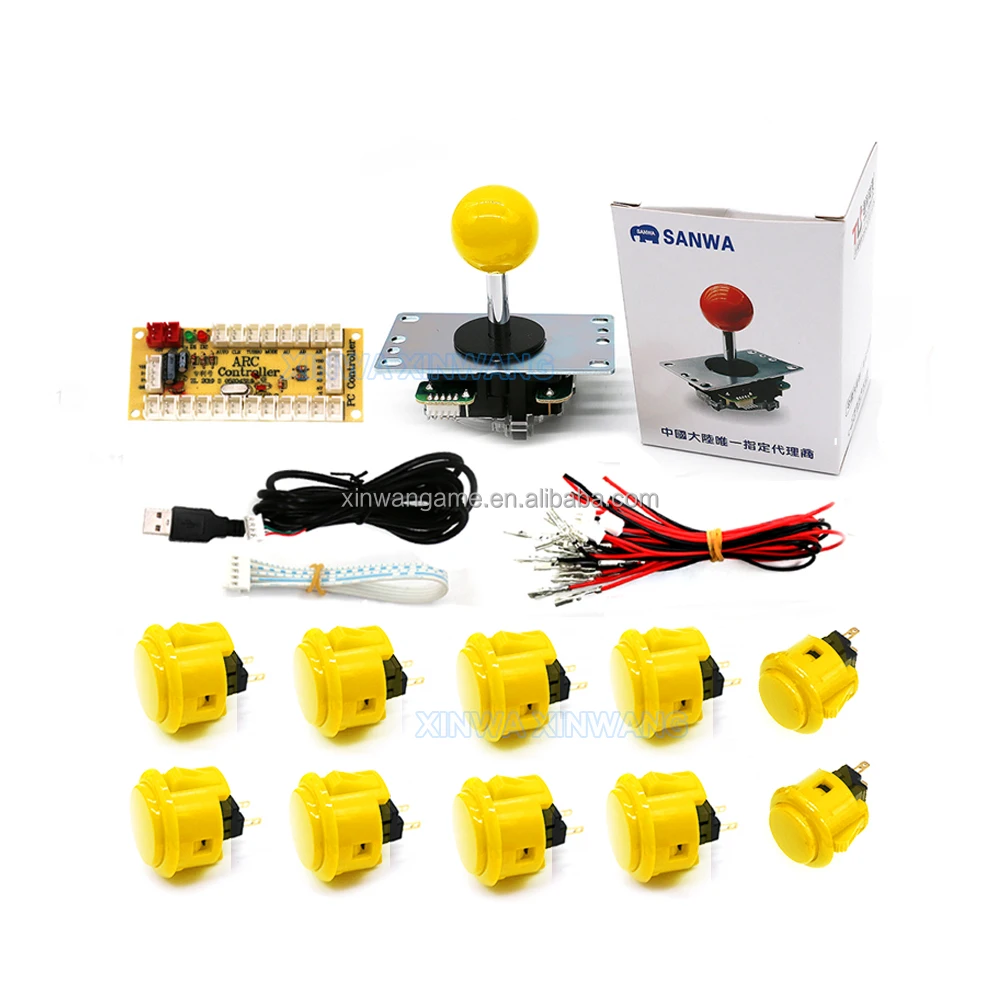 Original Sanwa OBSF-30 Arcade Button and Joystick Kit - Image 5