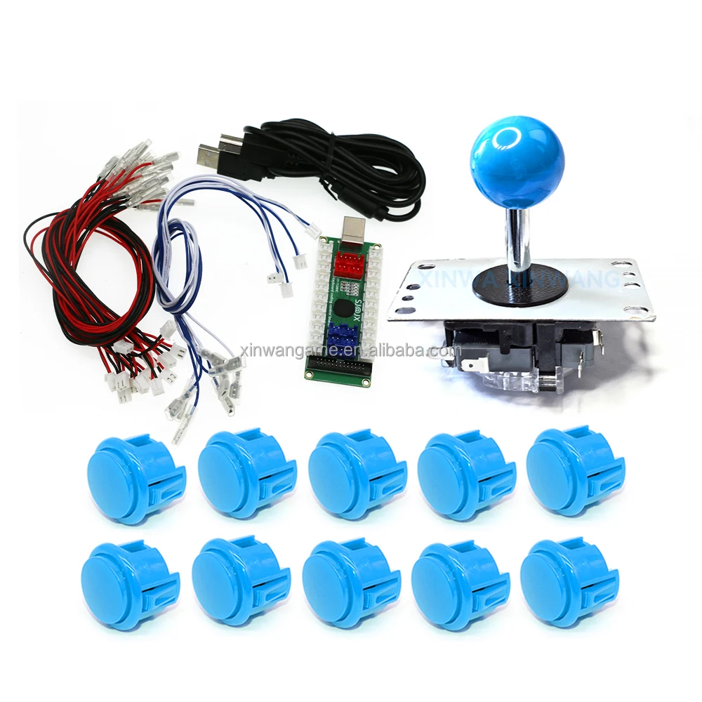 CY1124 USB Keyboard Encoder Arcade Kit with 30mm Buttons - Image 2