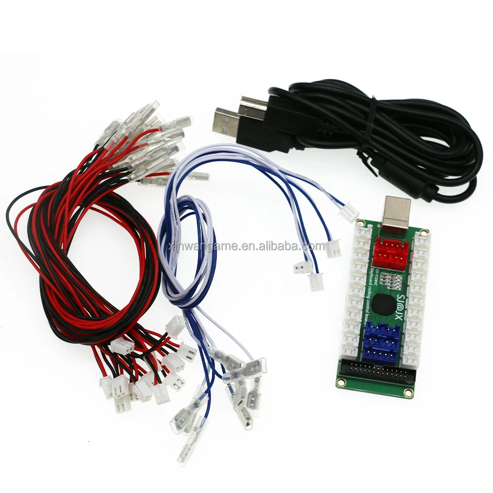 CY1124 USB Keyboard Encoder Arcade Kit with 30mm Buttons - Image 6