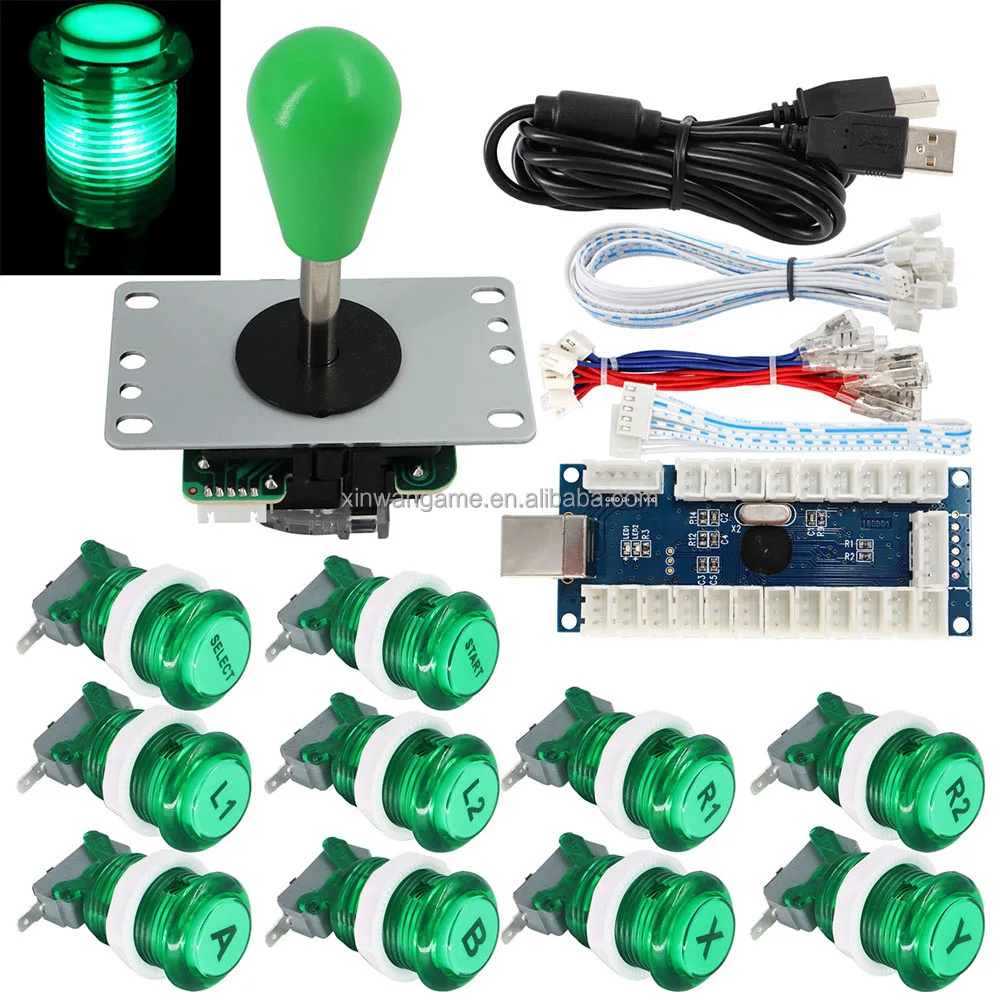 2-Player Happ-Style Arcade Kit with 5V LED Buttons - Image 6