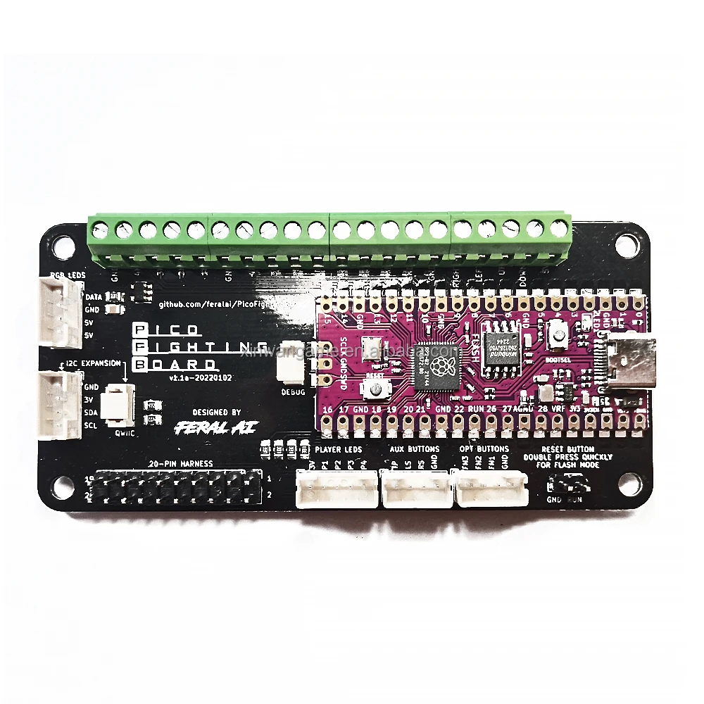 Pico Fighting Board USB Encoder Kit for Hitbox