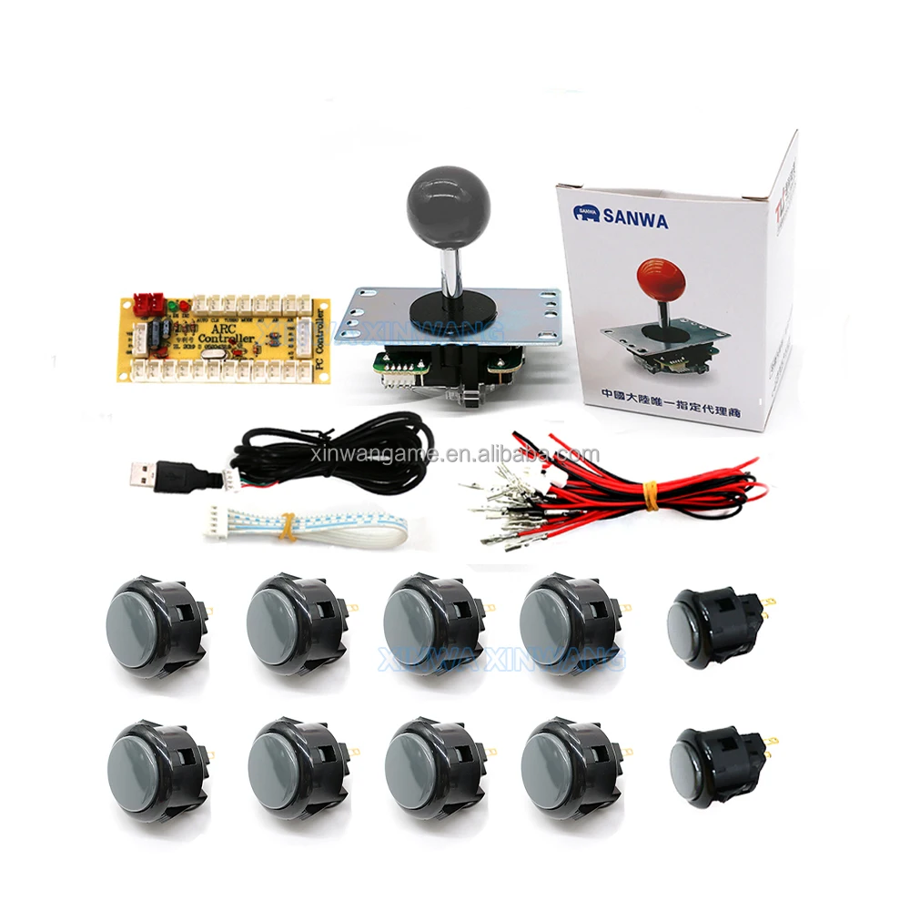 Original Sanwa OBSF-30 Arcade Button and Joystick Kit - Image 6