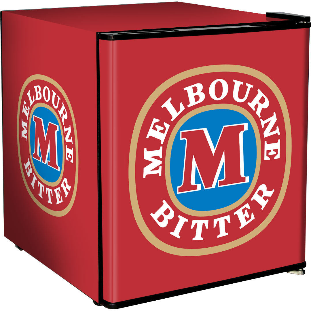 melbourne bitter Melbourne Bitter Branded Mini Bar Fridge - Model BC46B2-MB | Retrocade