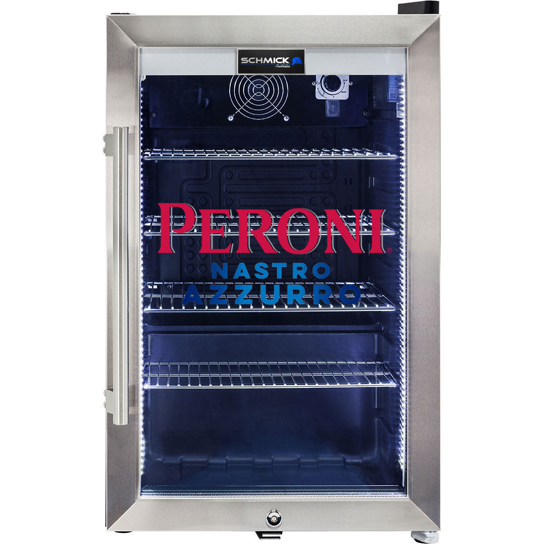 peroni Peroni branded bar fridge, Great gift idea! Great Entertaining Room Or Man Cave Item - Model SC70-SS-PERONI | Retrocade - Image 9