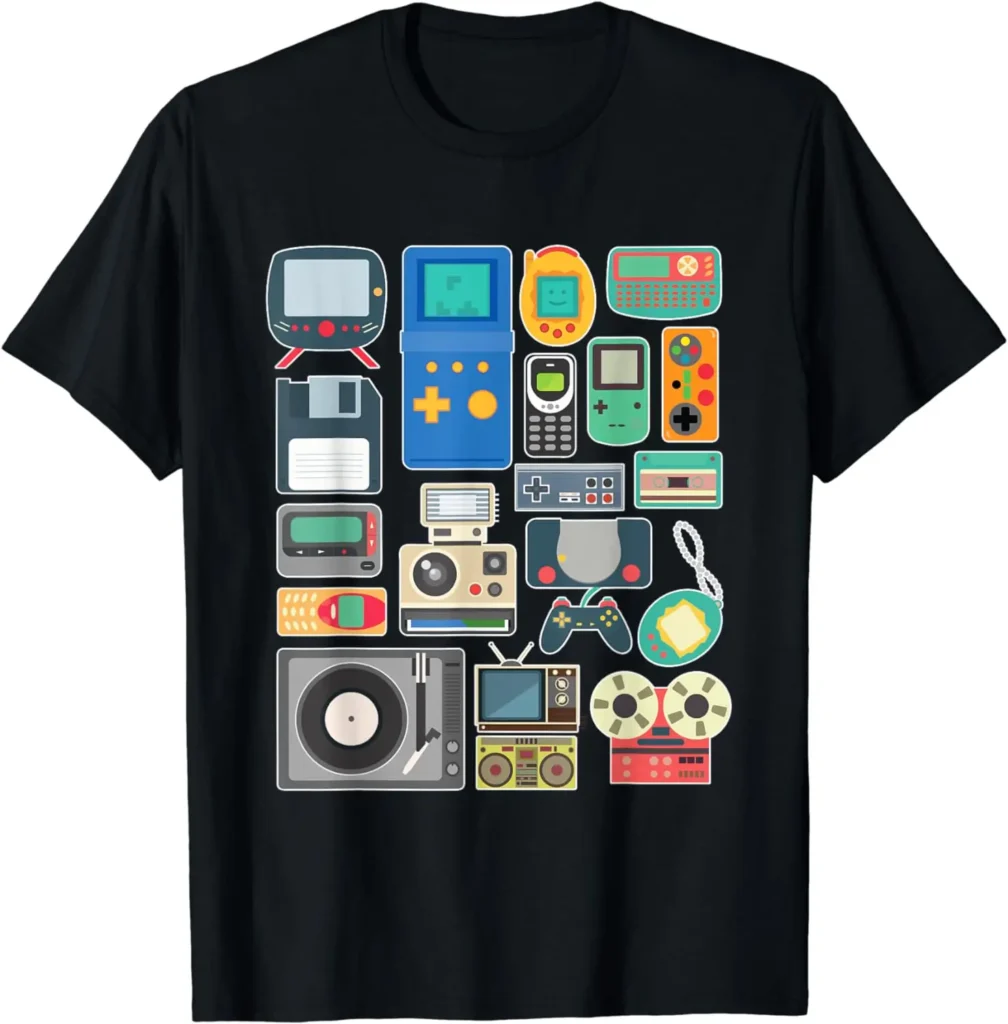 80s 90s Video Game Retro Vintage Classic Arcade T-Shirt