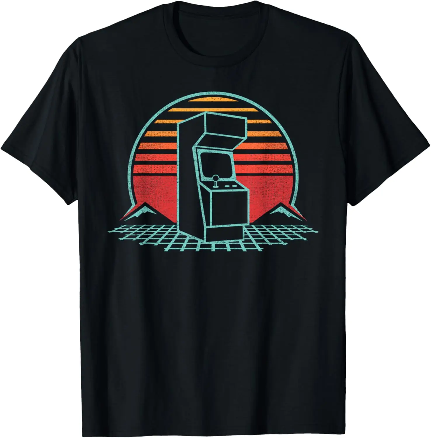 80s 90s Video Game Retro Vintage Classic Arcade T-Shirt - Image 4