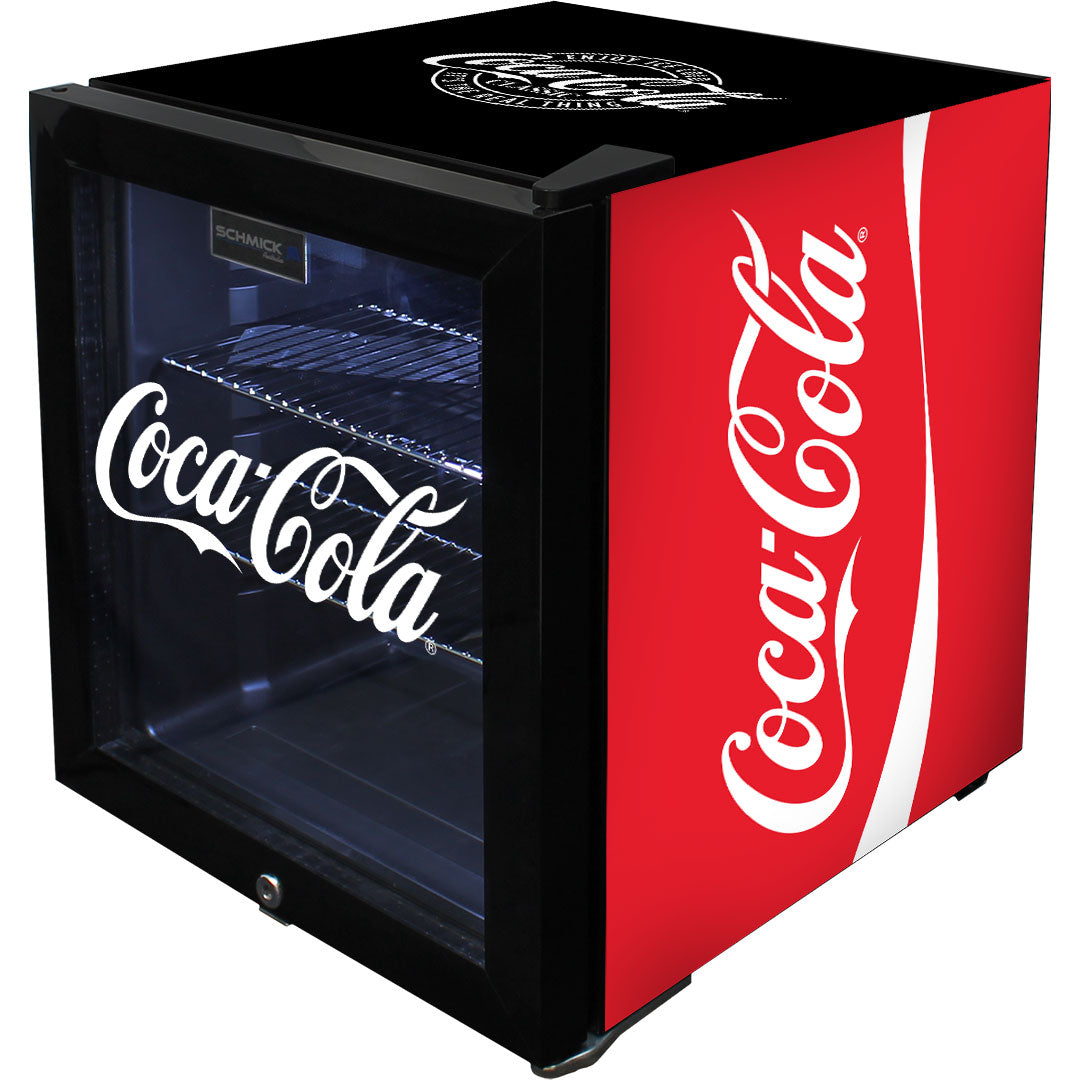 Coca-Cola Glass Door Mini Fridge With a Lock | Retrocade - Image 9