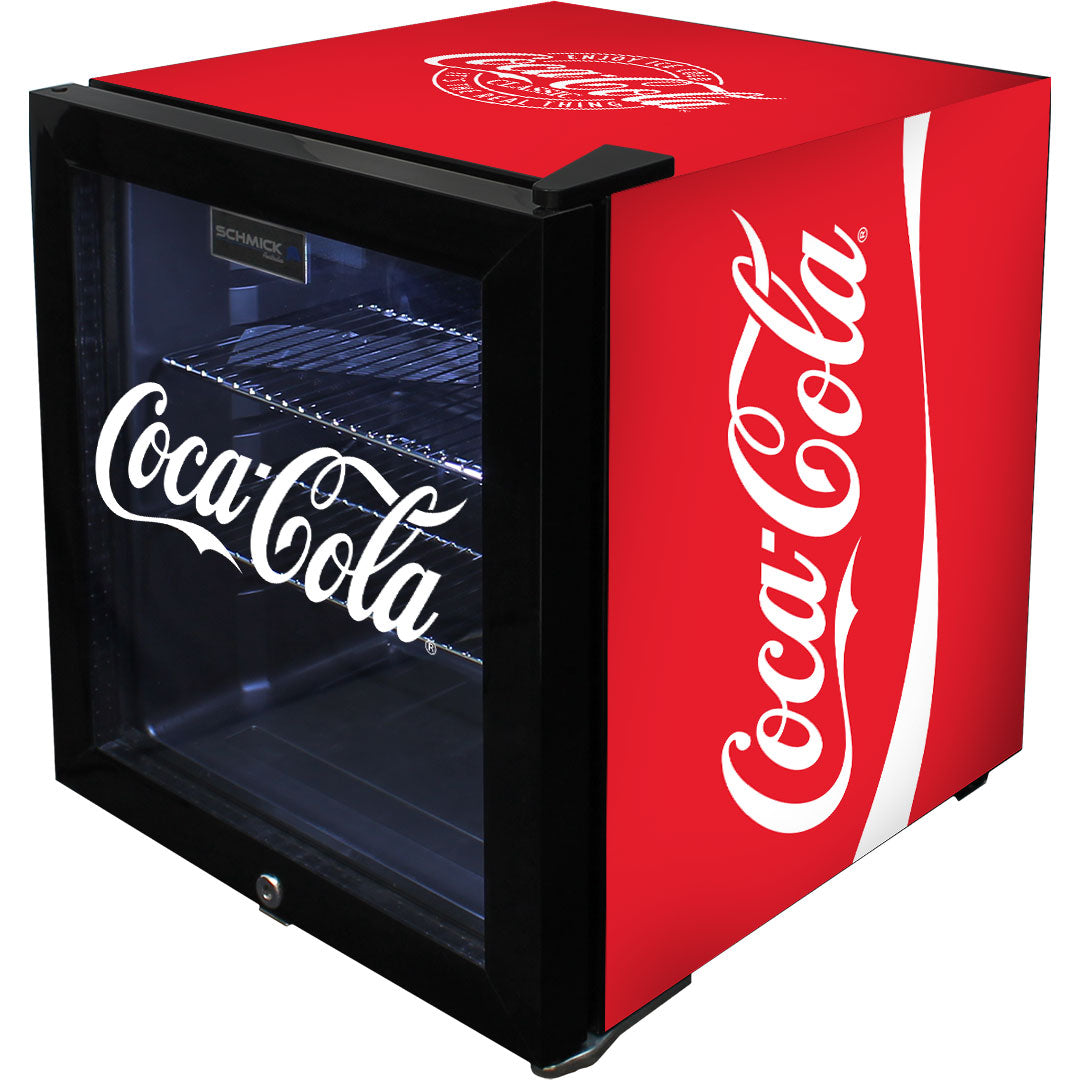 Coca-Cola Glass Door Mini Fridge With a Lock | Retrocade - Image 8