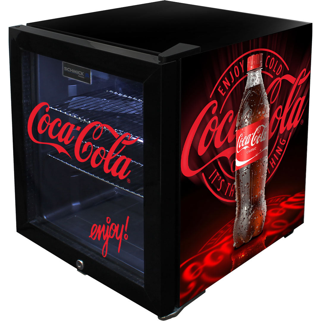 Coca-Cola Glass Door Mini Fridge With a Lock | Retrocade - Image 10