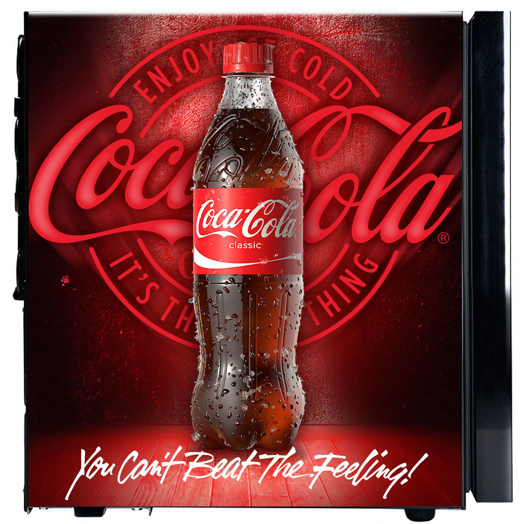 Coca-Cola Glass Door Mini Fridge With a Lock | Retrocade - Image 16