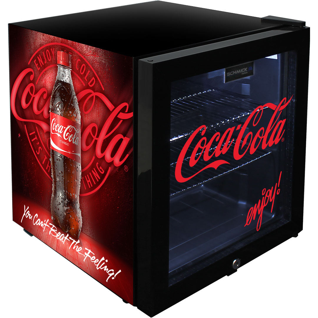 Coca-Cola Glass Door Mini Fridge With a Lock | Retrocade - Image 5