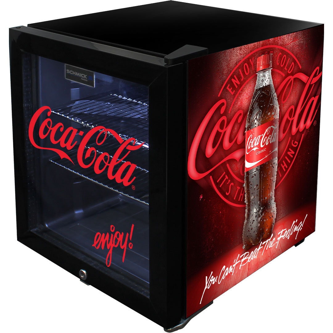Coca-Cola Glass Door Mini Fridge With a Lock | Retrocade - Image 12