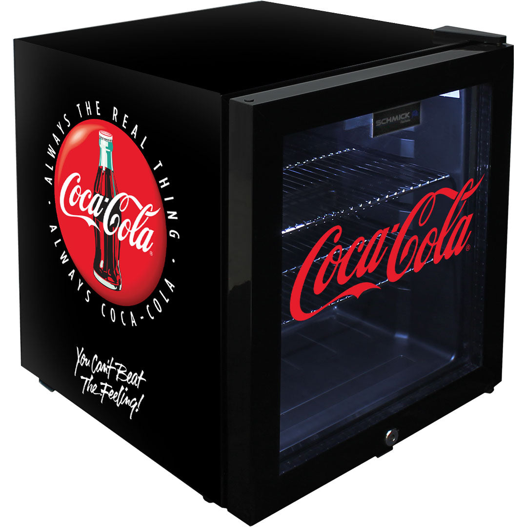 Coca-Cola Glass Door Mini Fridge With a Lock | Retrocade - Image 4