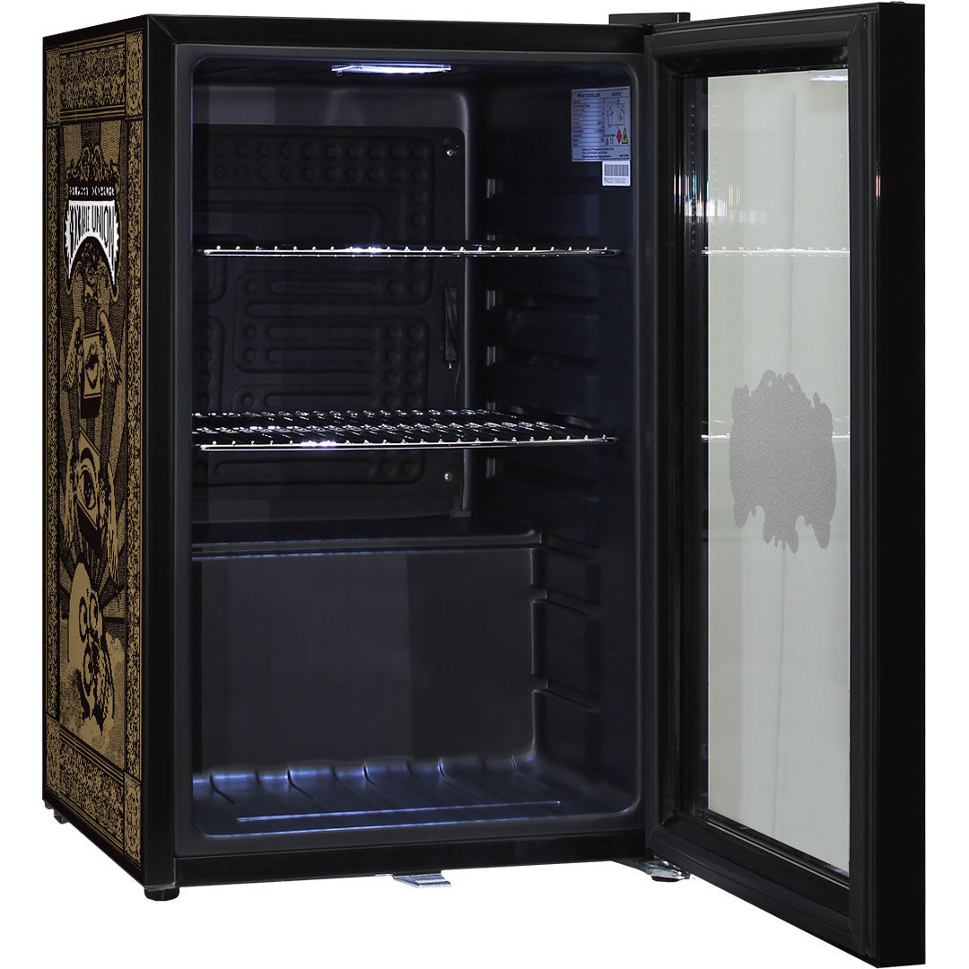 brookvale union Brookvale Union Branded Glass Door Bar Fridge With Cool Frosted Door Logo - Model SC70-B-BVU | Retrocade - Image 2